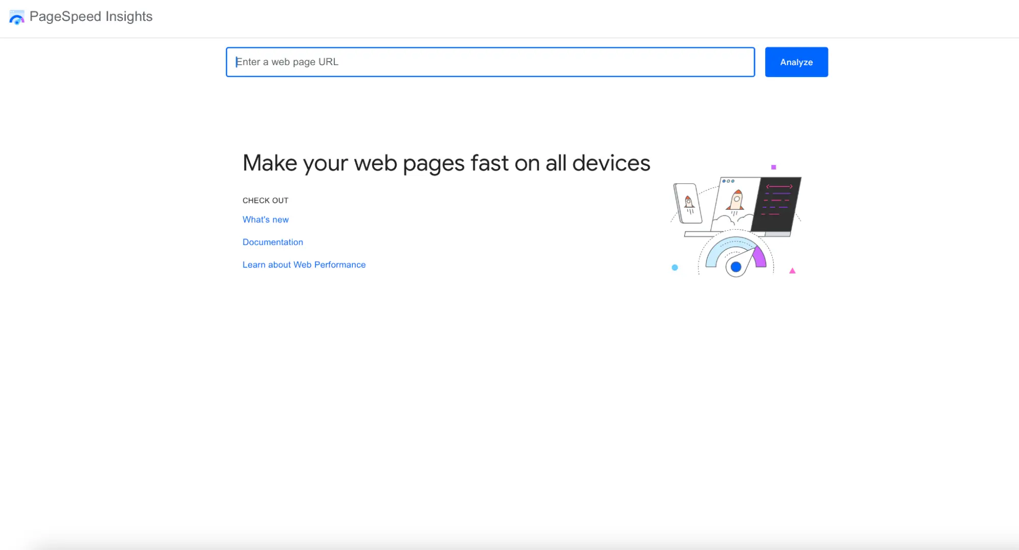 Google PageSpeed Insights screenshot