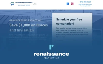 Driving Demand for a New Location – Multi-Channel Marketing with Mountain View Orthodontics