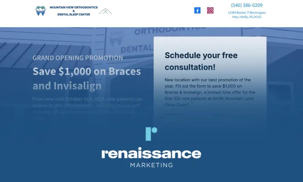 Driving Demand for a New Location - Multi-Channel Marketing with Mountain View Orthodontics