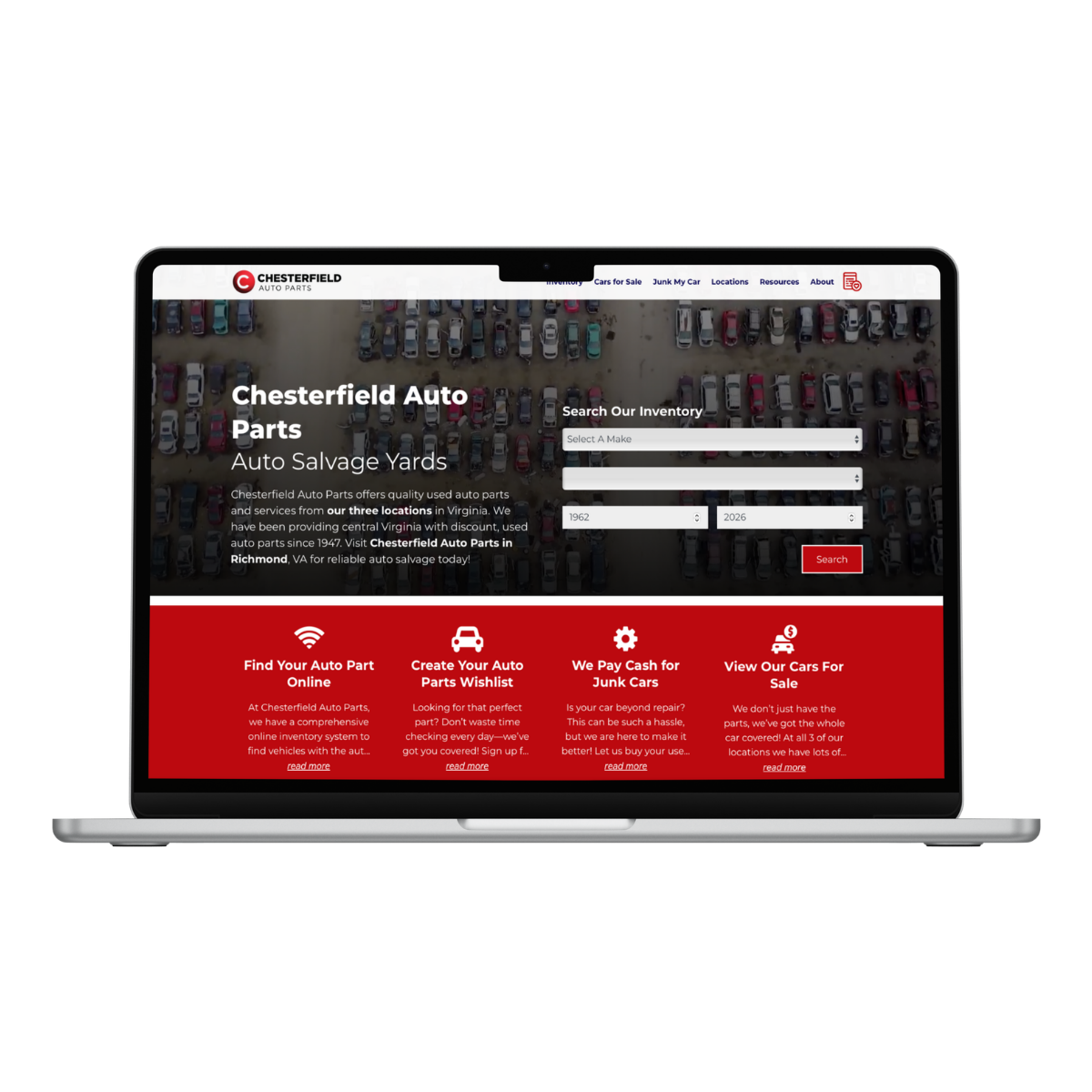 CAP Web Design Portfolio Example