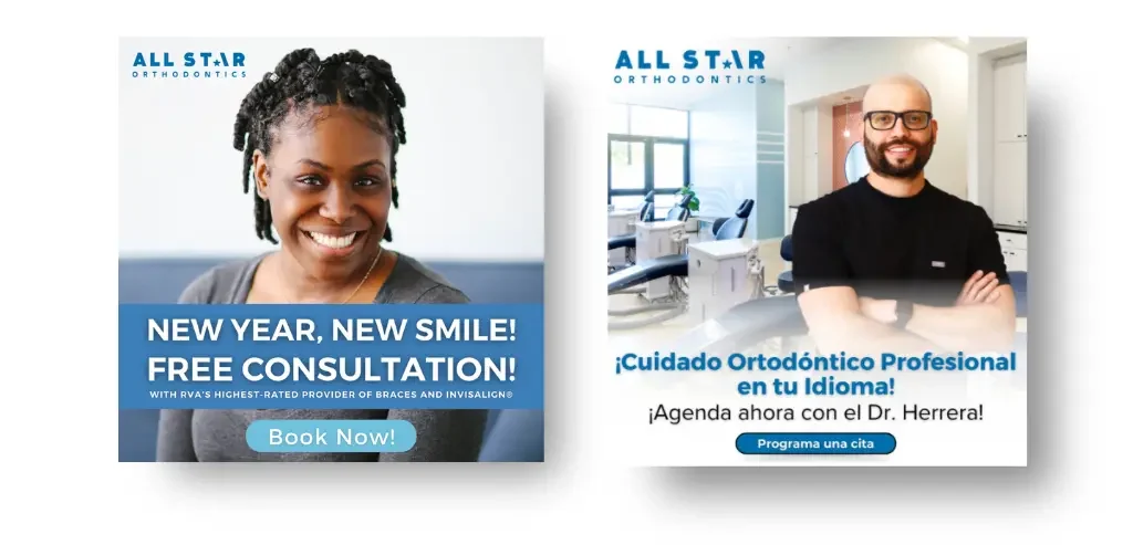 Multichannel Marketing for Dentists & Orthodontists Paid Social Ads