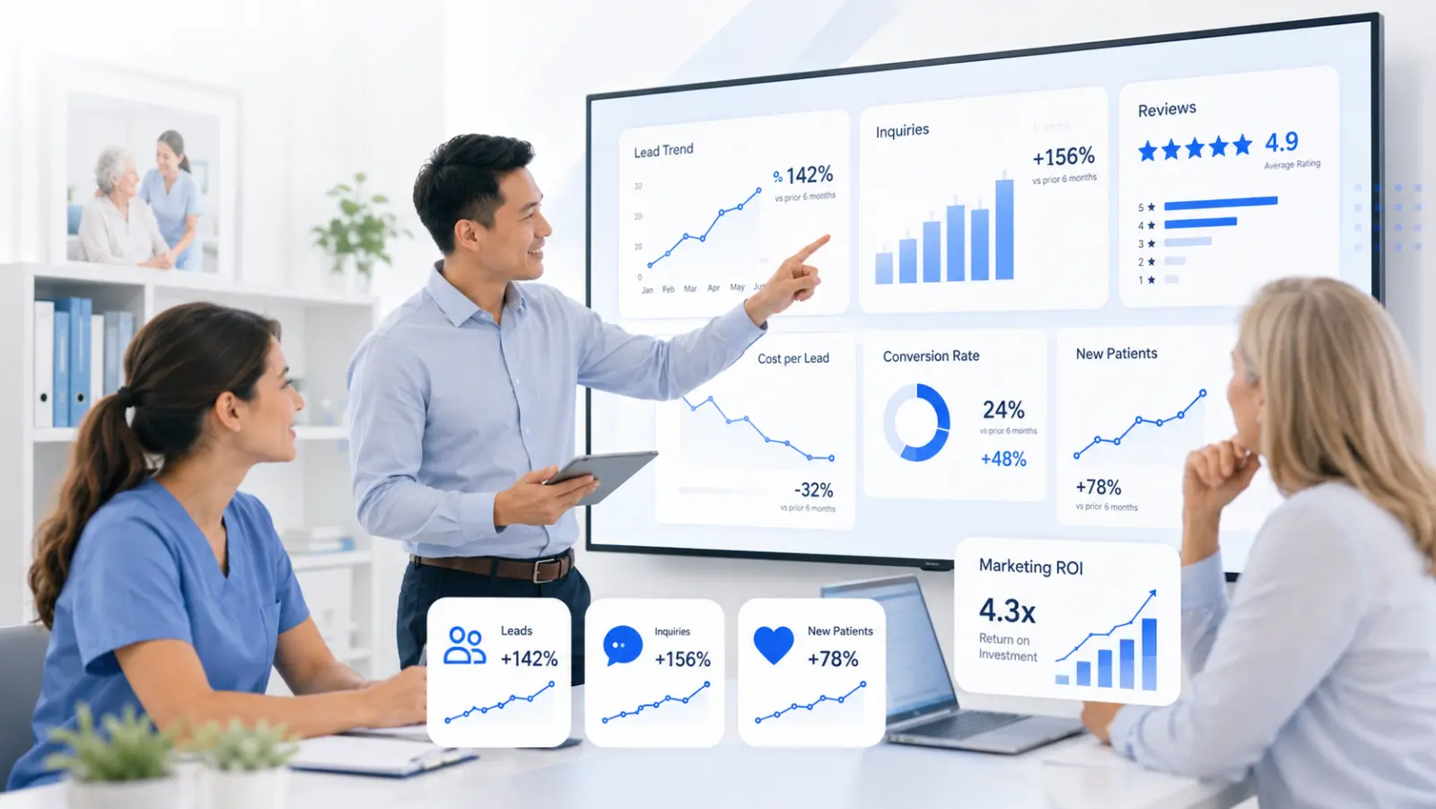 Measuring What Matters: KPIs and Marketing ROI for Home Health Agencies