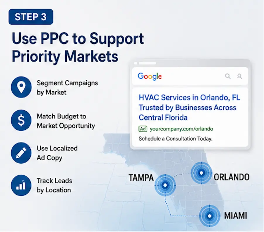 Use PPC to Support Priority Markets